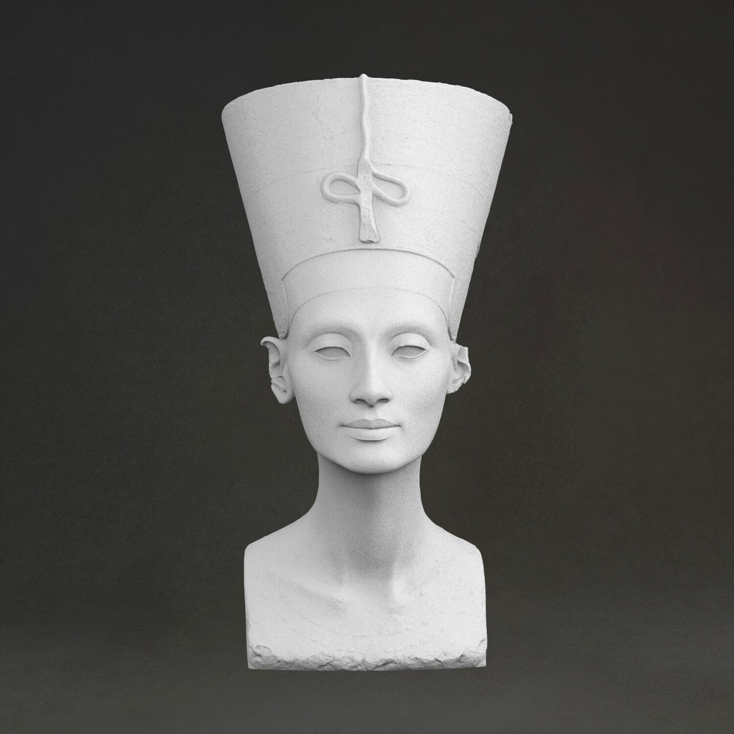 3D Printing Resin - تمثال الملكة نفرتيتي المصرية، مصنوع من