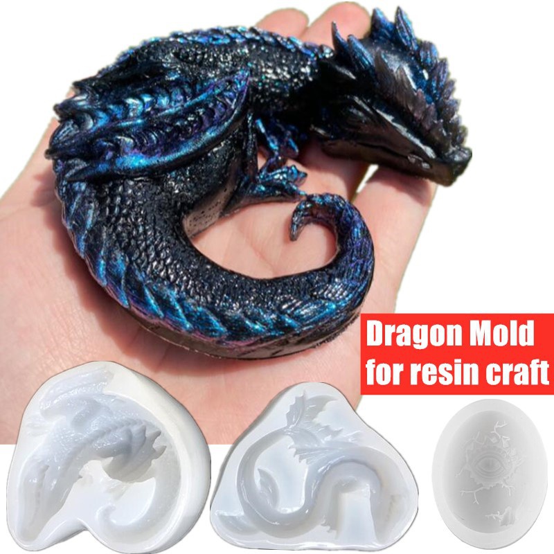 3D Printing Egg - 3 أنماط مرآة نعسان التنين ديناصور
