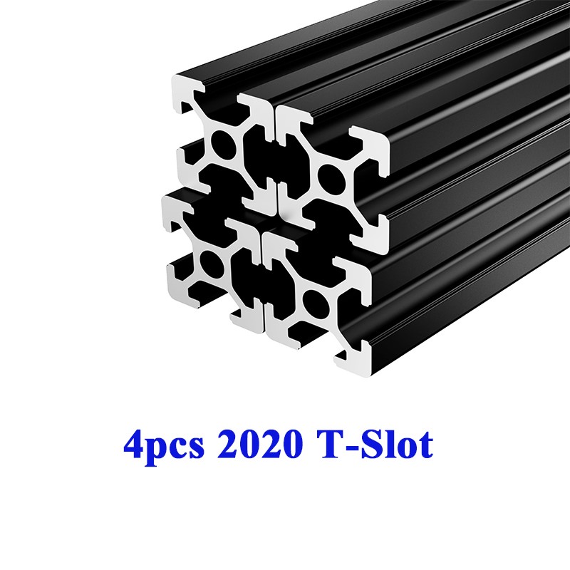 V Slot Aluminum Extrusion - 4 قطعة 2020 T-فتحة الألومنيوم النتوء