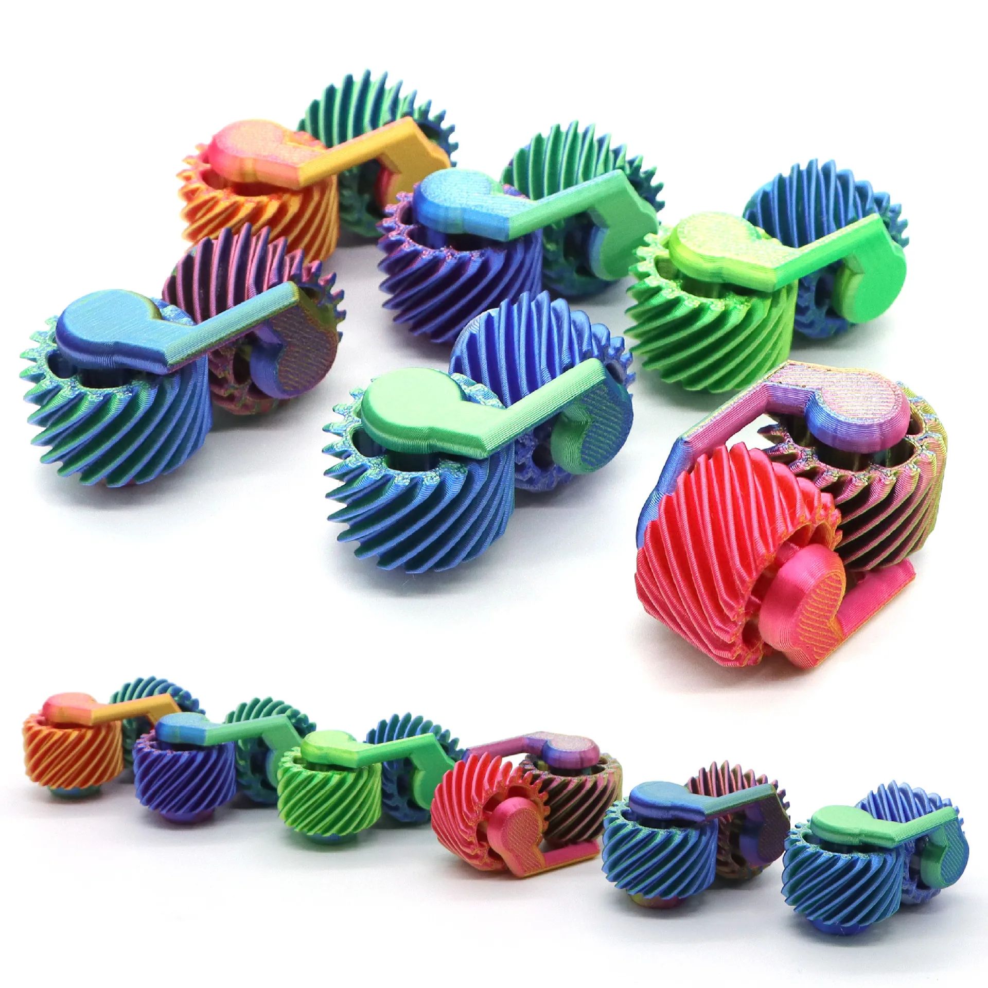 3D Printing Gears - لعبة جيروسكوب صغيرة ثلاثية الأبعاد مطبوعة