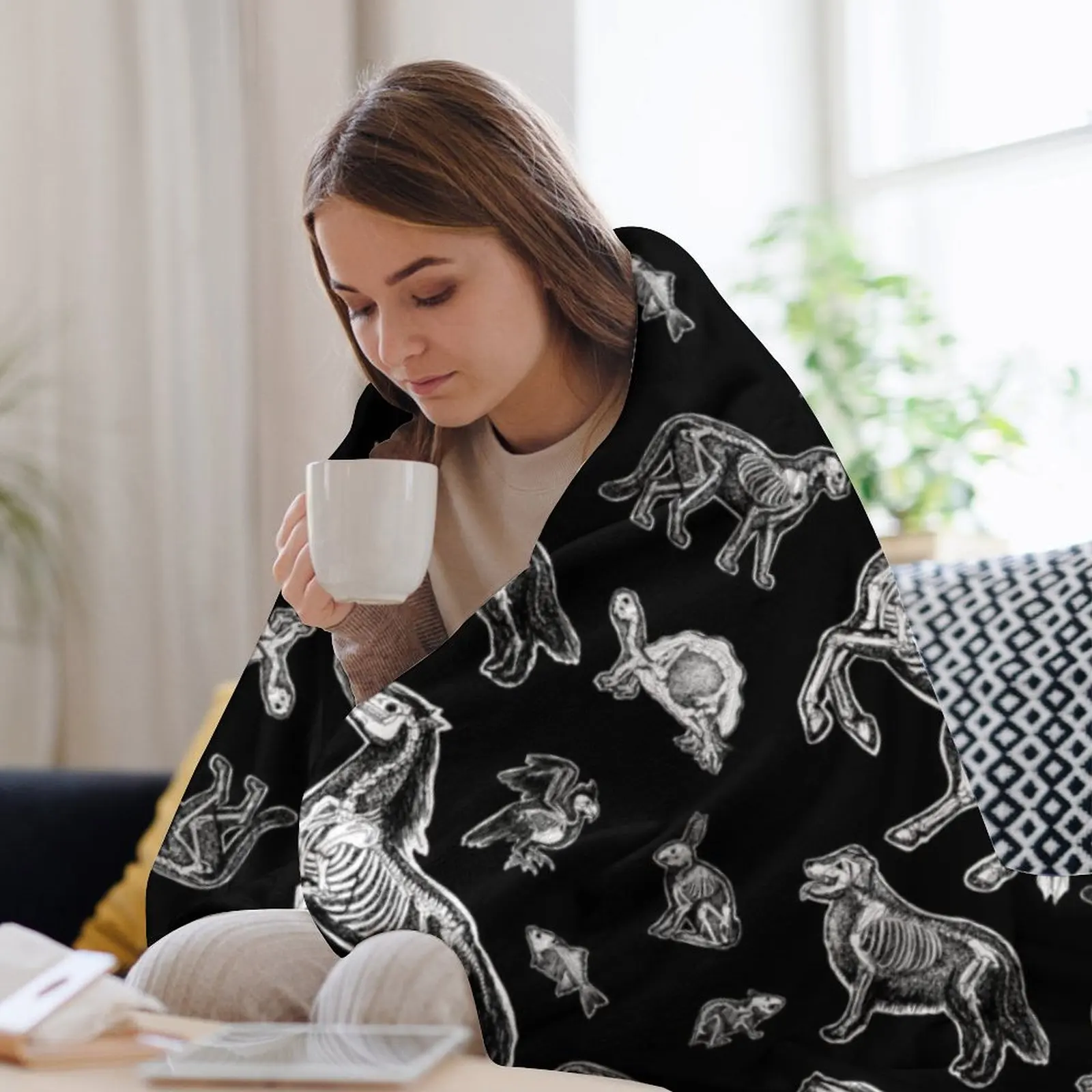 بطانية أنيقة ودافئة بتصميم تشر - مراجعة 3D Printing X Ray وسعره