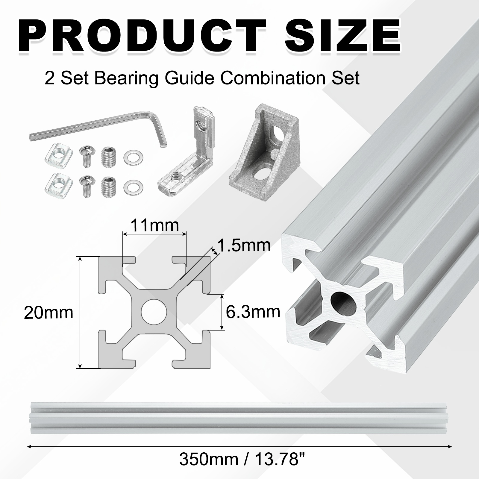 مجموعتان من قضبان الألومنيوم ا - مراجعة V Slot Aluminum Extrusion وسعره