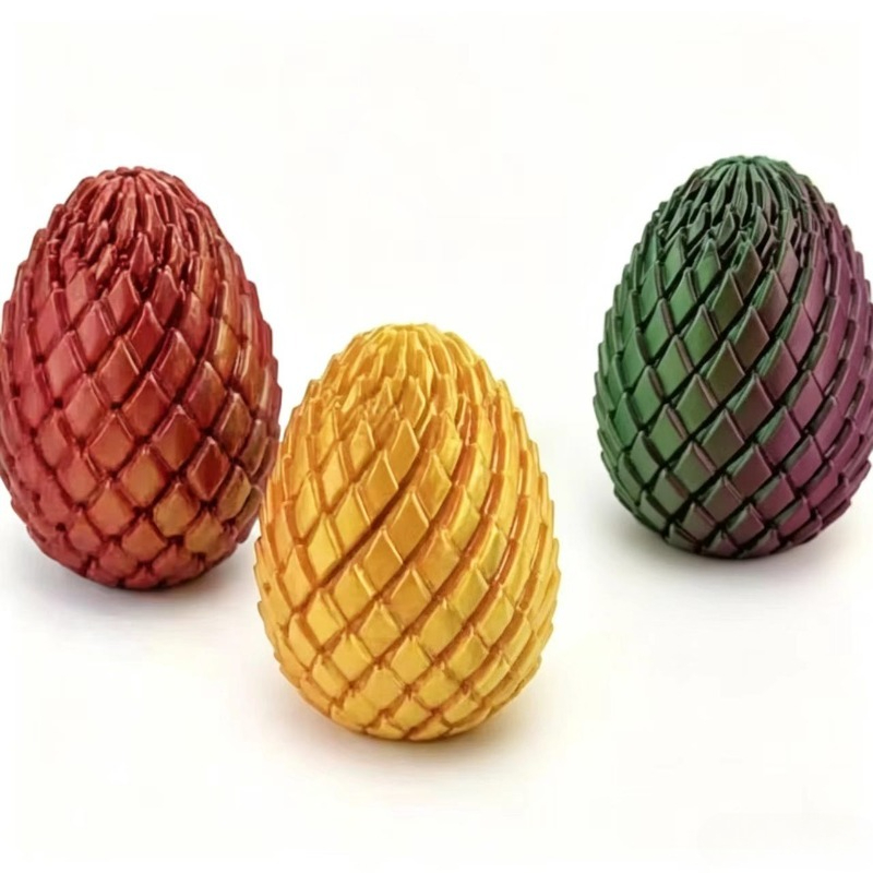 بيضة تنين حلزونية مطبوعة ثلاثي - مراجعة 3D Printing Egg وسعره