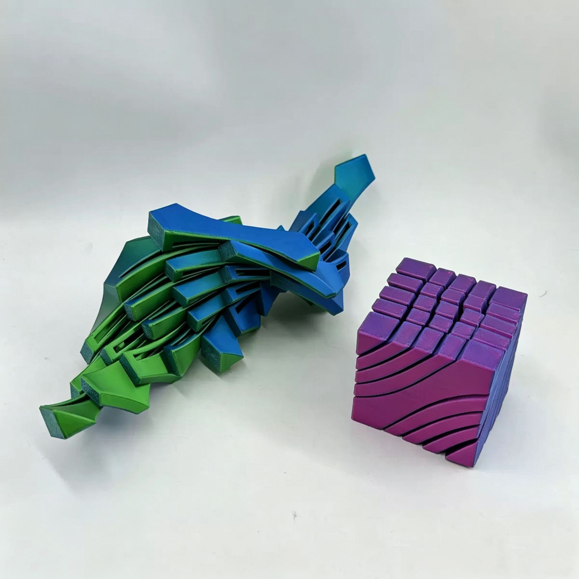 مكعبات روبيك مطبوعة بتقنية ثلا - مراجعة 3D Printing Gears وسعره