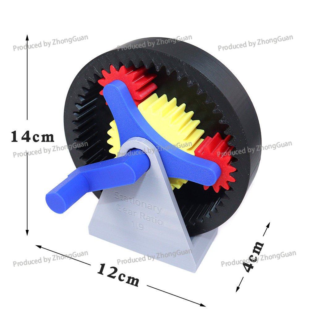 نموذج تروس كوكبية قابل للتجميع - مراجعة 3D Printing Gears وسعره