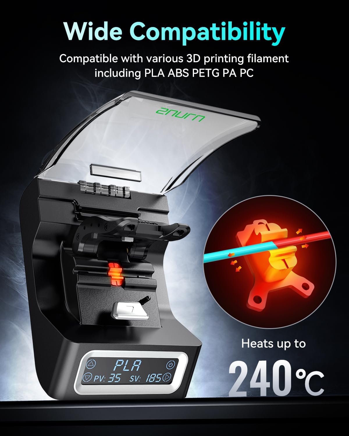 موصل خيوط SUNLU FC01 سريع التس - مراجعة 3D Printing Waste وسعره
