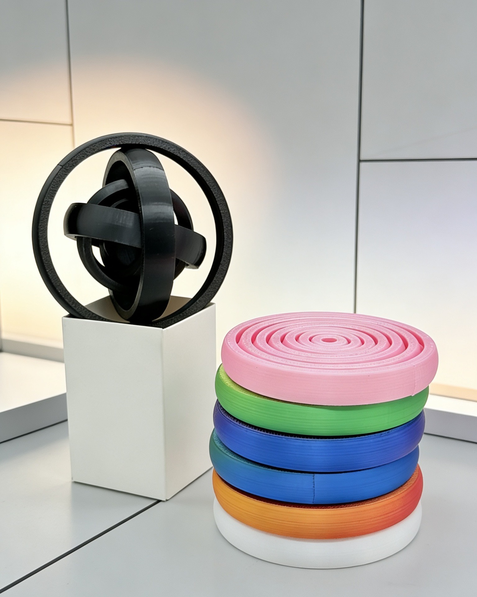 خاتم دوار ثلاثي الأبعاد مبتكر، - مراجعة 3D Printing Pla وسعره