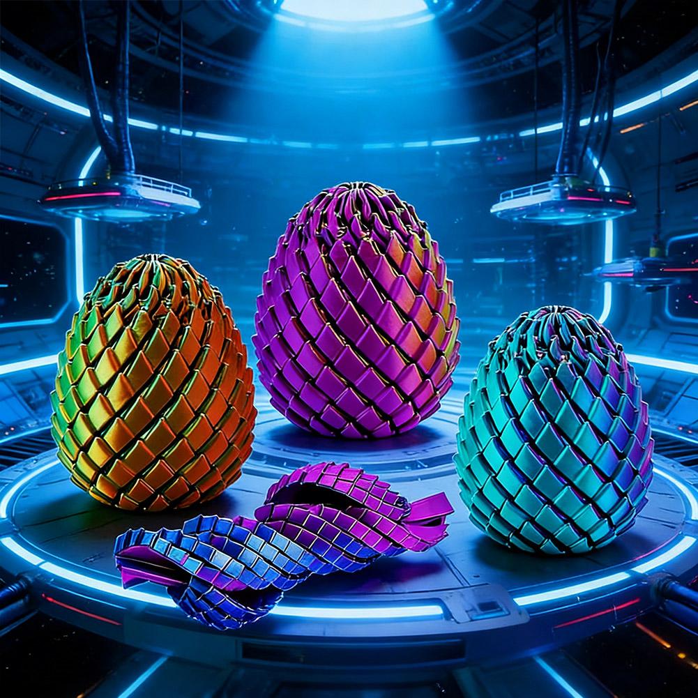 لعبة فيدجيت مضحكة على شكل بيضة - مراجعة 3D Printing Egg وسعره