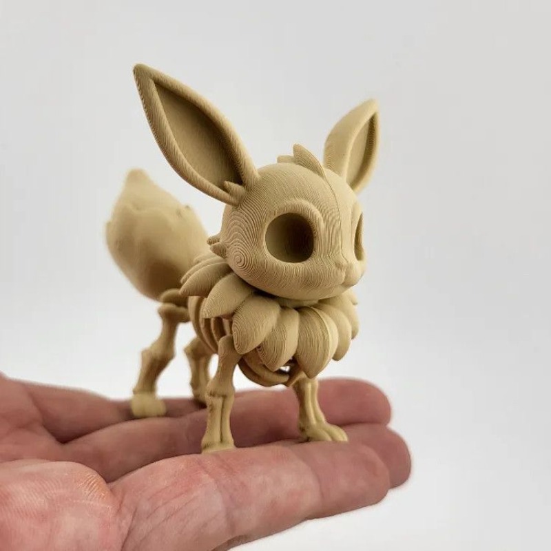 نموذج عظام أحفورية لشخصيات بوك - مراجعة 3D Printing Pla وسعره