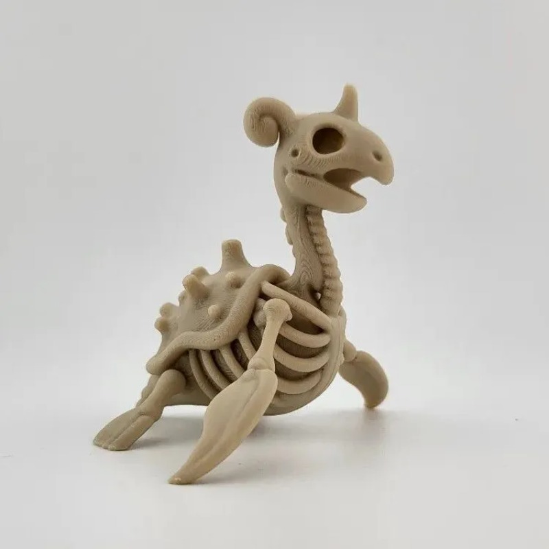 نموذج عظام أحفورية لشخصيات بوك - مراجعة 3D Printing Pla وسعره