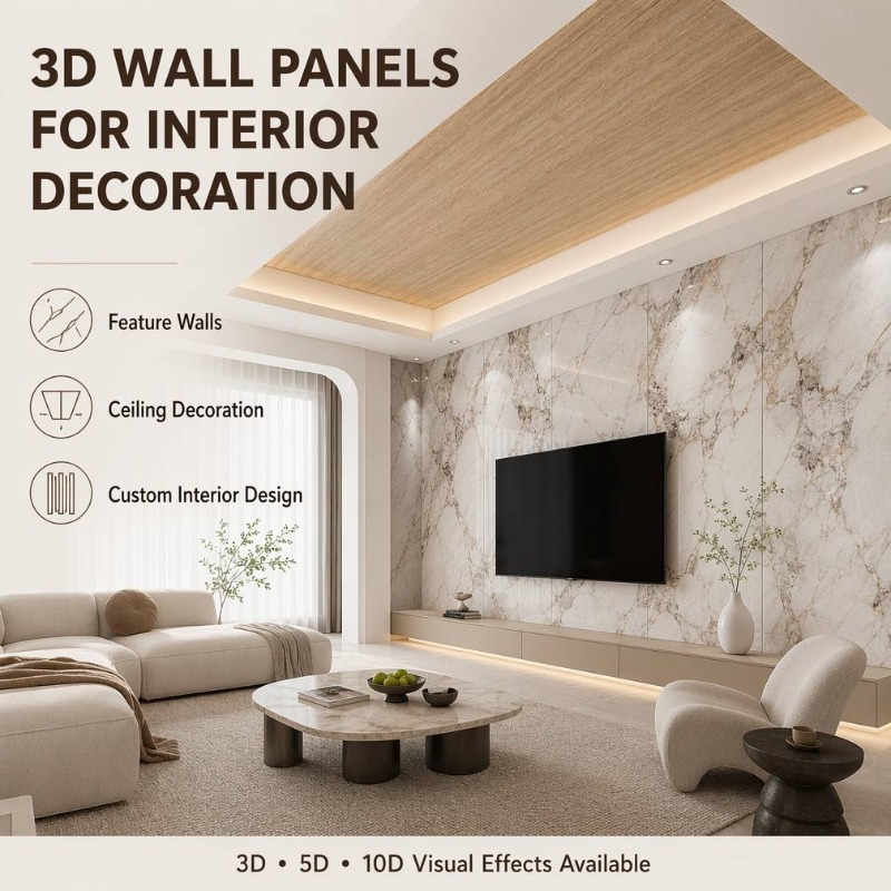 لوح جداري مطبوع بتقنية ثلاثية  - مراجعة 3D Printing Wall وسعره