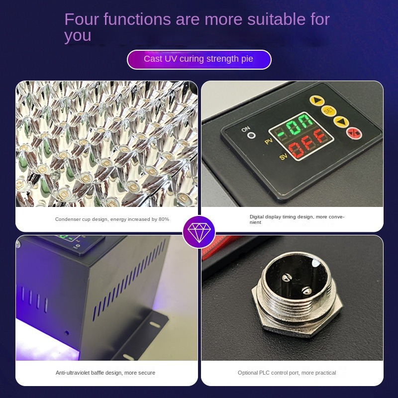 3600 واط 40nm UV LED مصباح علا - مراجعة Resin Curing Station وسعره