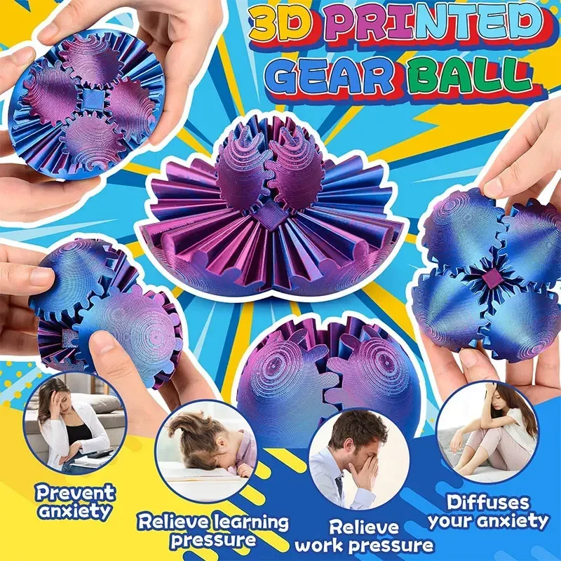 ثلاثية الأبعاد مطبوعة والعتاد  - مراجعة 3D Printing Gears وسعره