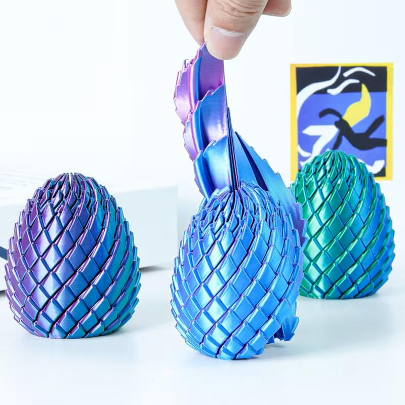 لعبة بيضة التنين المطبوعة ثلاث - مراجعة 3D Printing Egg وسعره