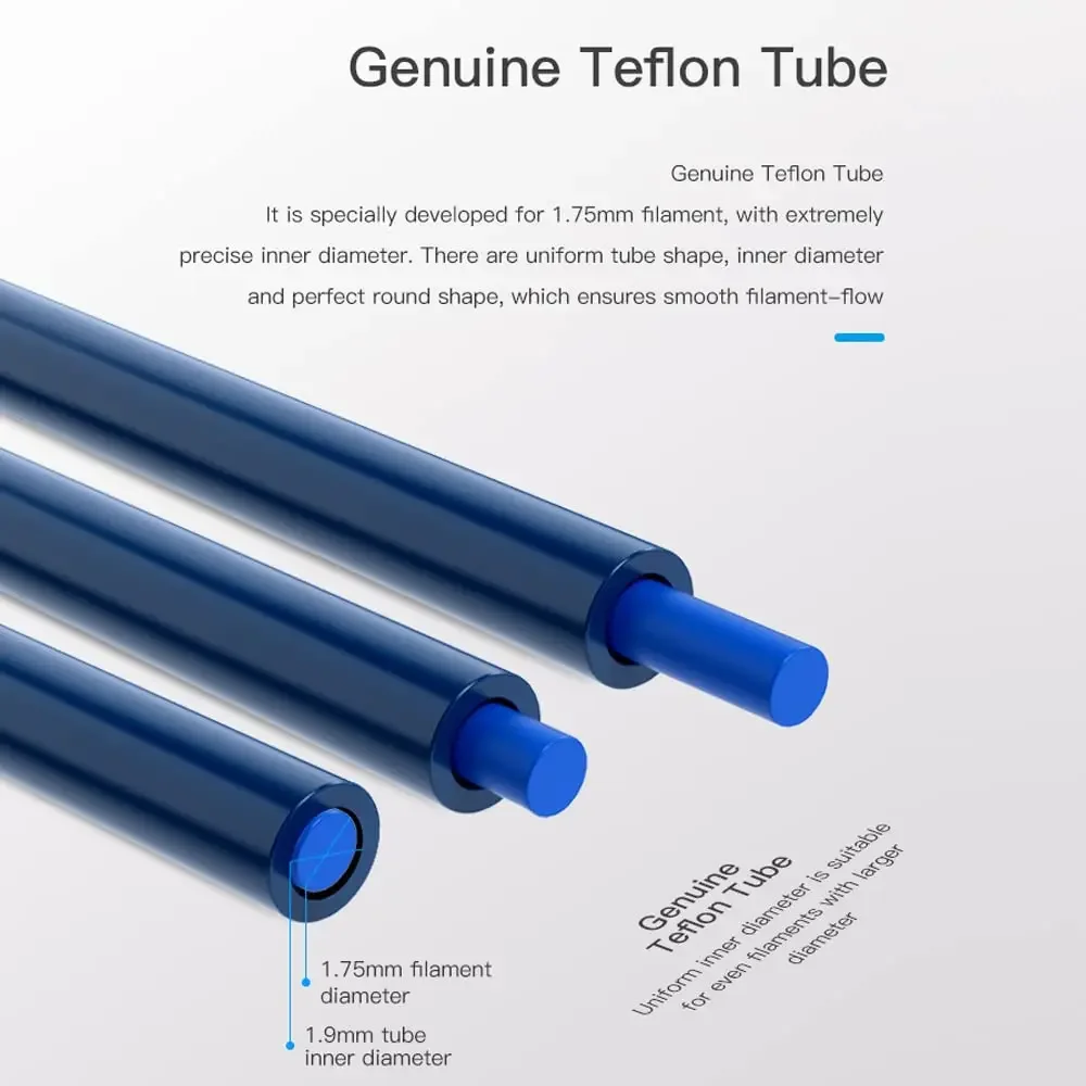 أنابيب PTFE زرقاء من CREALITY  - مراجعة Creality Printer K1 وسعره