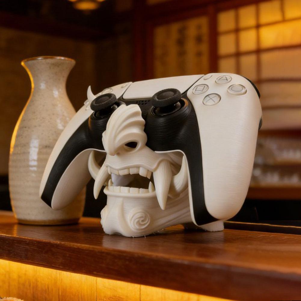 حامل مقبض على شكل وجه شبح مطبو - مراجعة 3D Printing Xbox Controller وسعره