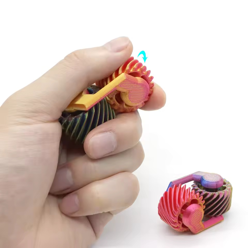 سبينر فيدجت مطبوع ثلاثي الأبعا - مراجعة 3D Printing Gears وسعره