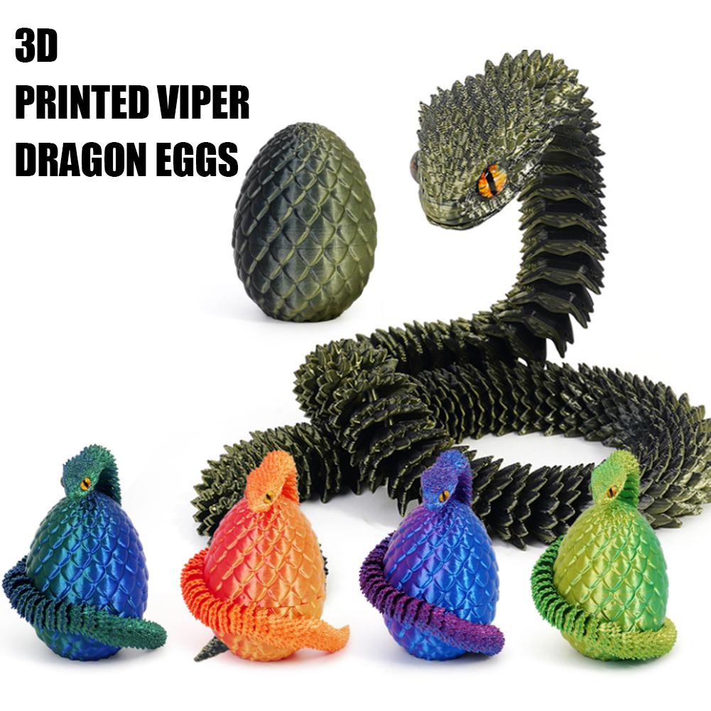 بيضة ثعبان مطبوعة بتقنية ثلاثي - مراجعة 3D Printing Egg وسعره