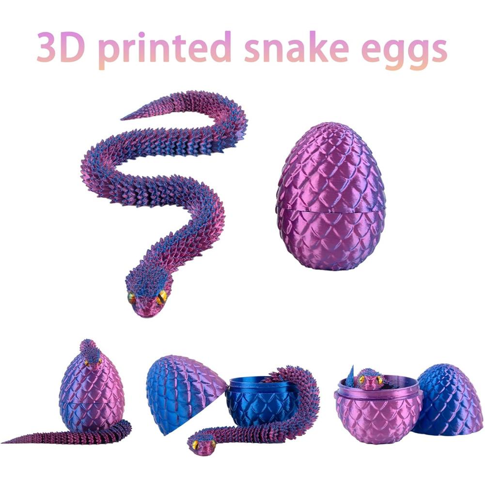 بيضة ثعبان مطبوعة بتقنية ثلاثي - مراجعة 3D Printing Egg وسعره