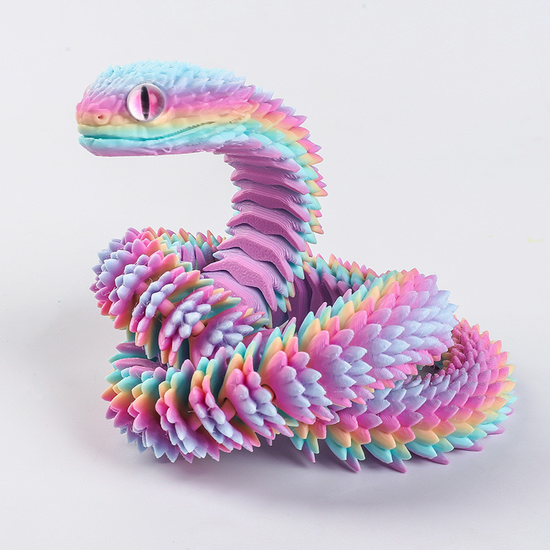 ثعبان مطبوع ثلاثي الأبعاد جديد - مراجعة 3D Printing Joints وسعره